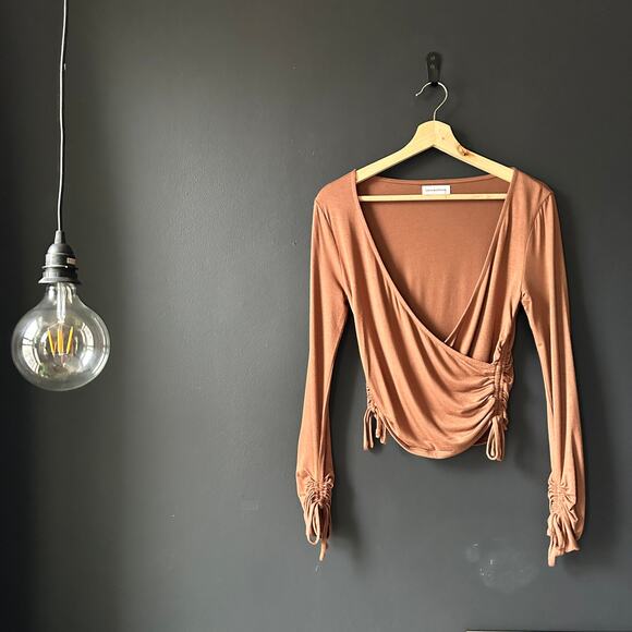 Lovers and Friends Dory Top Brown Size Small - Picture 12 of 12